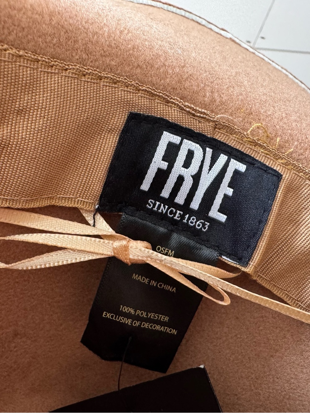 FRYE Western Hat with Feather Detail - Picture 3 of 8